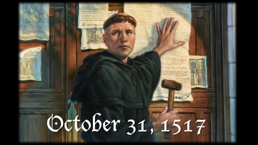 Martin Luther Reformation Day 95 Theses