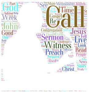 Preaching Word Cloud Candidacy Essay