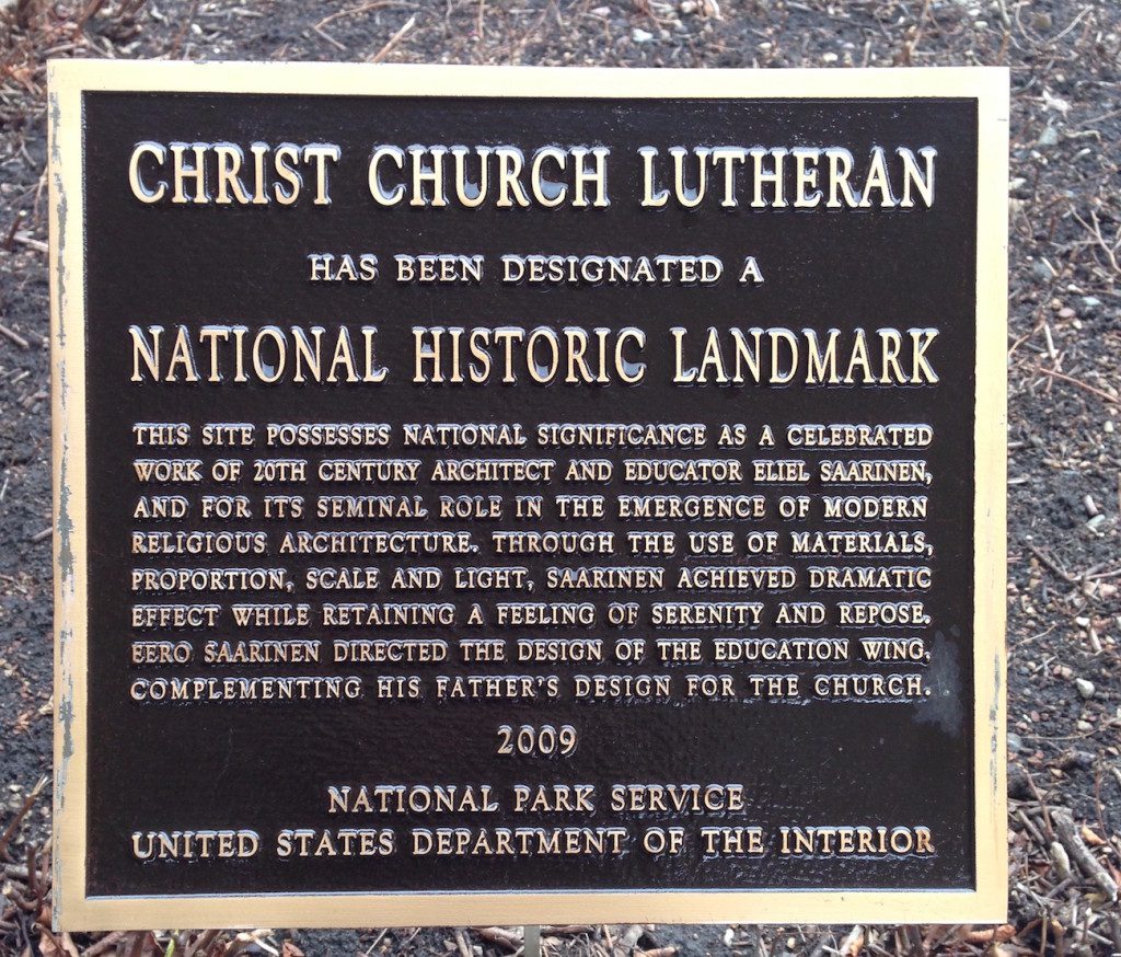 Christ Church Lutheran Historical Marker
