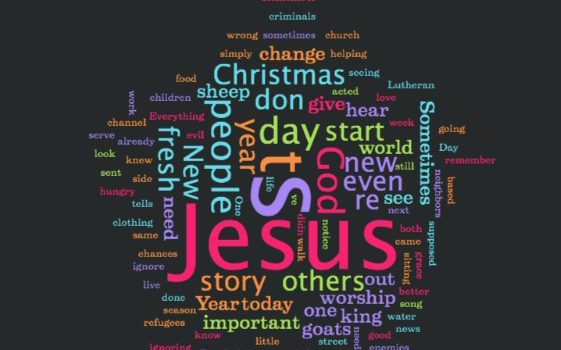 Seeing Jesus in Others – New Year’s 2017 Sermon