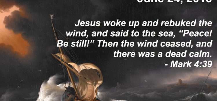 Jesus Calms the Chaotic Sea – Sermon on Mark 4:35-41