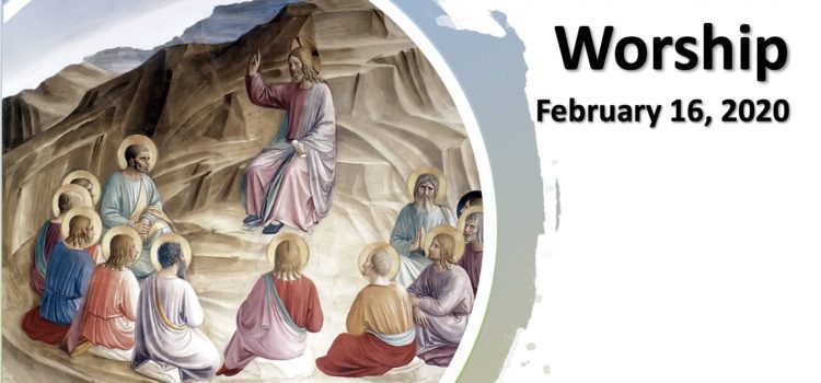 Sermon for February 16, 2020: Jesus Intensifies the Law