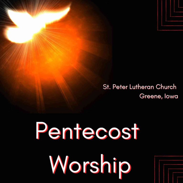 Pentecost Sermon for May 31, 2020 - Pastor Daniel Flucke