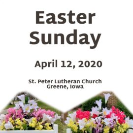 Easter Sunday 2020 Sermon
