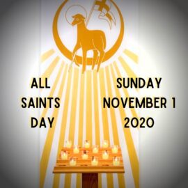 Sermon for All Saints Day 2020