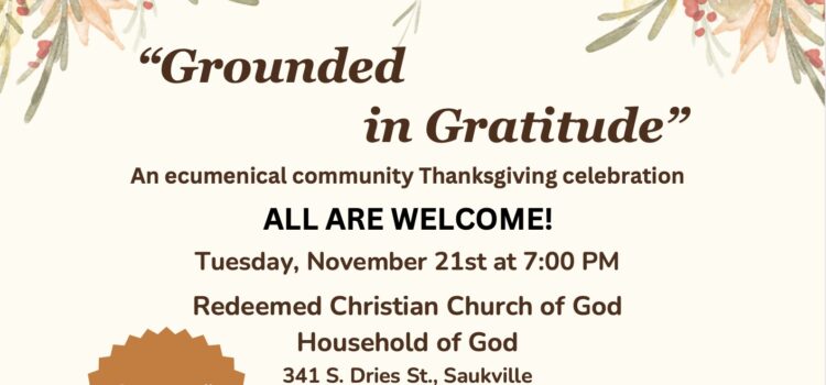 Thanksgiving Gratitude | November 21, 2023